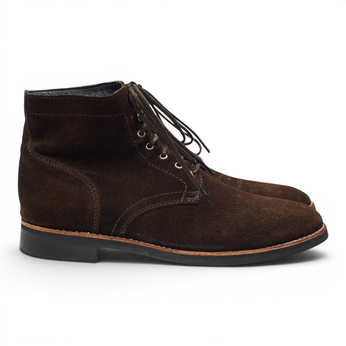 'President' Dark Brown Suede Boots UK 8.5 US 9