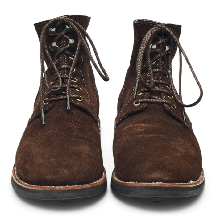 'President' Dark Brown Suede Boots UK 8.5 US 9
