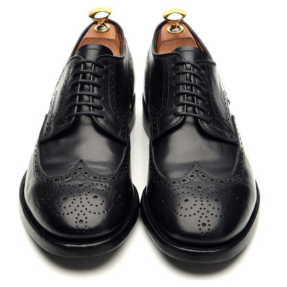 'Princeton 039' Black Leather Derby Brogues UK 6 EU 40