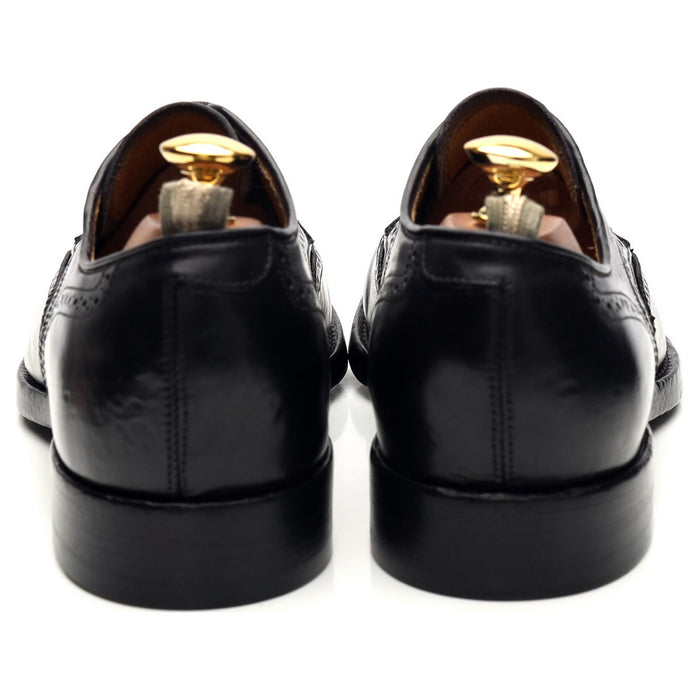 'Princeton 039' Black Leather Derby Brogues UK 6 EU 40