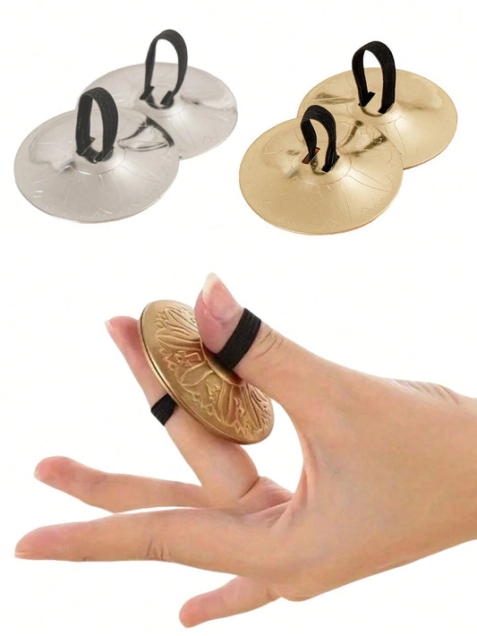 Professional Belly Dance Finger Cymbals, Finger Cymbals, Professional Finger Cymbals, Percussion Instrument Finger Cymbals, Dance Finger Instrument, Copper Teaching Auxiliary Tool, Belly Dance Fingers