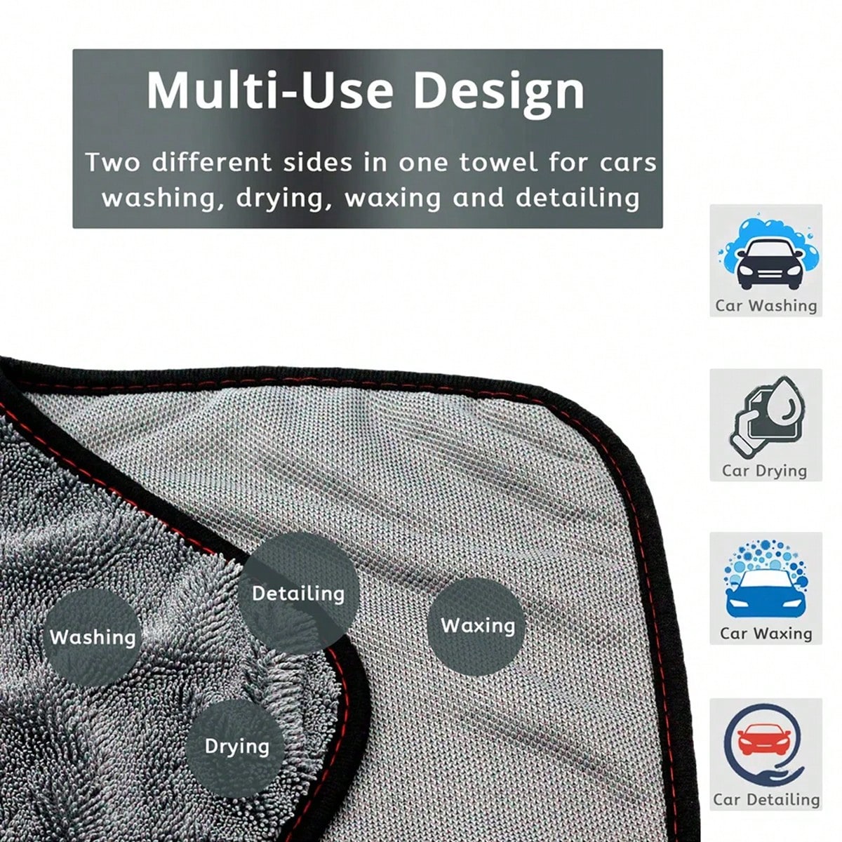 Professional Grade Ultra-Fine Microfiber Car Towel Vehicle Cleaning Towel Car Cleaning Drying Super Absorbent Car Window Cleaning Towel Car Detailing Cleaning Product Absorbent Towel Durable Cleaning
