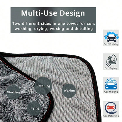 Professional Grade Ultra-Fine Microfiber Car Towel Vehicle Cleaning Towel Car Cleaning Drying Super Absorbent Car Window Cleaning Towel Car Detailing Cleaning Product Absorbent Towel Durable Cleaning