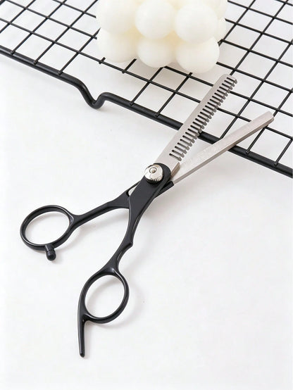 Professional Hair Cutting Scissors Set, Hair Shears, Thinning Scissors, Hair Comb, Home Haircutting Tools, Sharp Stainless Steel Hair Trimmer, Bangs Layering And Styling Trimming Tools