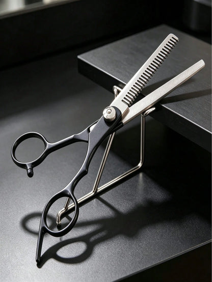 Professional Hair Cutting Scissors Set, Hair Shears, Thinning Scissors, Hair Comb, Home Haircutting Tools, Sharp Stainless Steel Hair Trimmer, Bangs Layering And Styling Trimming Tools