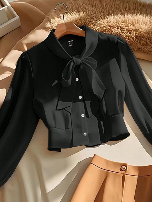 Qadelle Ladies' Elegant And Commuter Autumn Shirts