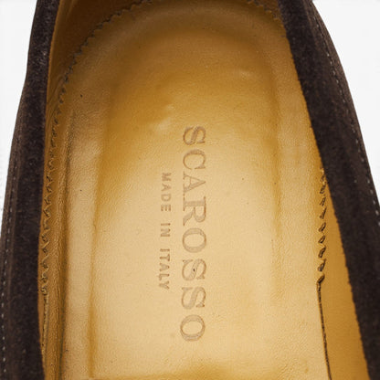 'Raimondo' Dark Brown Suede Loafers UK 8.5 EU 42.5