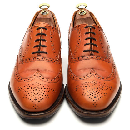 'Ramsey' Tan Brown Leather Oxford Brogues UK 8 FX