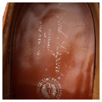 'Ramsey' Tan Brown Leather Oxford Brogues UK 8 FX