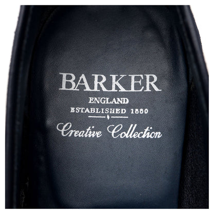 'Ray' Navy Blue Suede Tassel Loafers UK 7.5 F