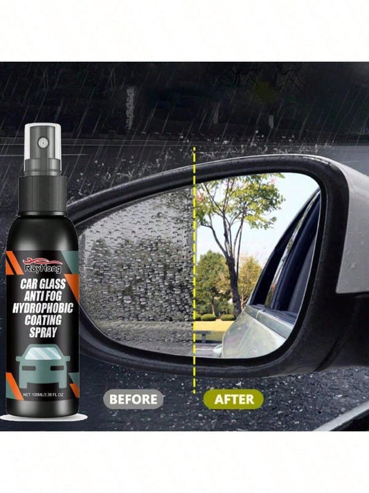 rayhong 100ml Car Windshield Spray- Water Repellent, Anti-Fog, Streak-Free Cleaner For Auto Glass, Enhanced Visibility In Rainy Weather & All-Season Driving,Car Acessesories Women,Car Stuff,Car Acess