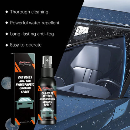 rayhong 100ml Car Windshield Spray- Water Repellent, Anti-Fog, Streak-Free Cleaner For Auto Glass, Enhanced Visibility In Rainy Weather & All-Season Driving,Car Acessesories Women,Car Stuff,Car Acess