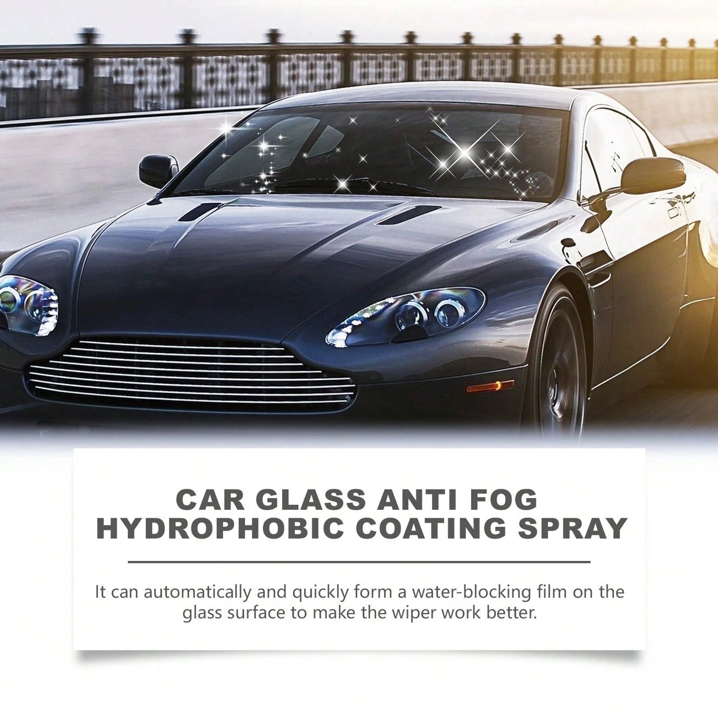 rayhong 100ml Car Windshield Spray- Water Repellent, Anti-Fog, Streak-Free Cleaner For Auto Glass, Enhanced Visibility In Rainy Weather & All-Season Driving,Car Acessesories Women,Car Stuff,Car Acess