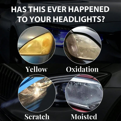 rayhong Headlight Repair, Universal Headlight Restoration Kit- Removes Yellowing And Scratches, Restores Clarity- Car Headlamp Polishing & Cleaning Solution For All Vehicle Types