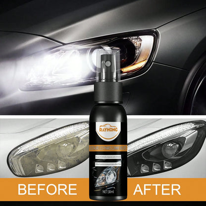 rayhong Headlight Repair, Universal Headlight Restoration Kit- Removes Yellowing And Scratches, Restores Clarity- Car Headlamp Polishing & Cleaning Solution For All Vehicle Types
