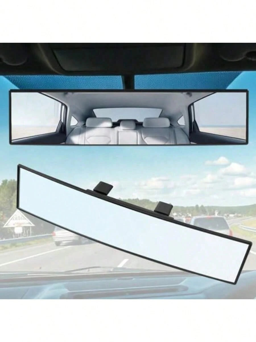 Rear View Mirror 12 Inch Universal Wide Angle Rear View Mirror Accessories Panoramic Convex Clipon For Cars SUVs Trucks Vehicles