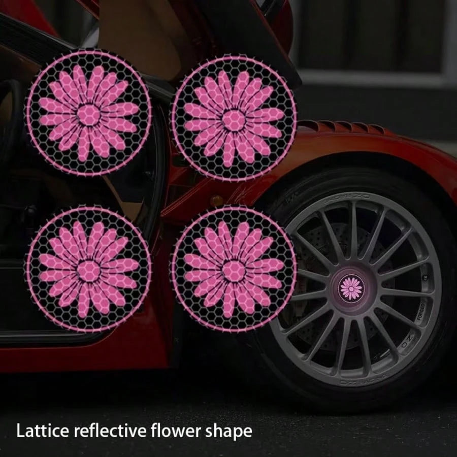 Reflective Wheel Rim Stickers, Tire Strip Stickers, Suitable For Cars, Motorcycles, Bicycles Night Visibility, Car Wheel Rim Reflective Stickers, Creative, Motorcycles, Electric Vehicles, Modification
