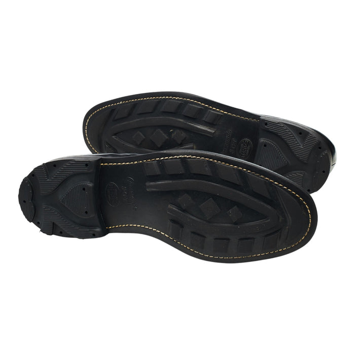 'Regent' Black Leather Derby Brogues UK 9 F
