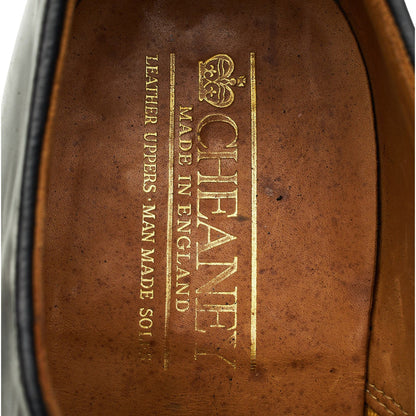 'Regent' Black Leather Derby Brogues UK 9 F