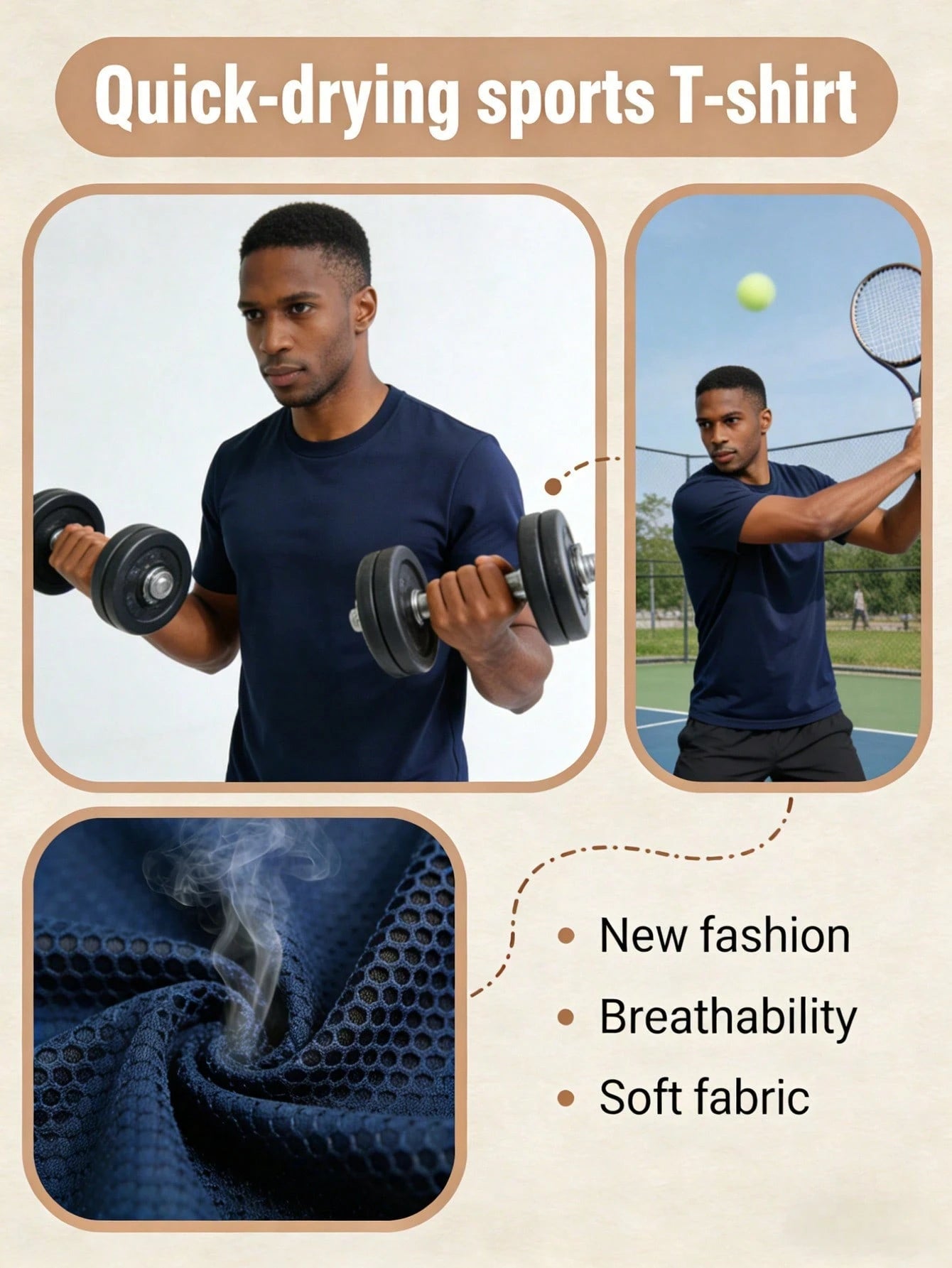 RELOUST 8PCS Workout Shirts For Men Athletic Running Gym T-Shirt, Quick-Drying Cooling Breathable Performance Top, Moisture Wicking Short Sleeve Tee, Mens Clothes Activewear, Butfits For Men, Great Gi