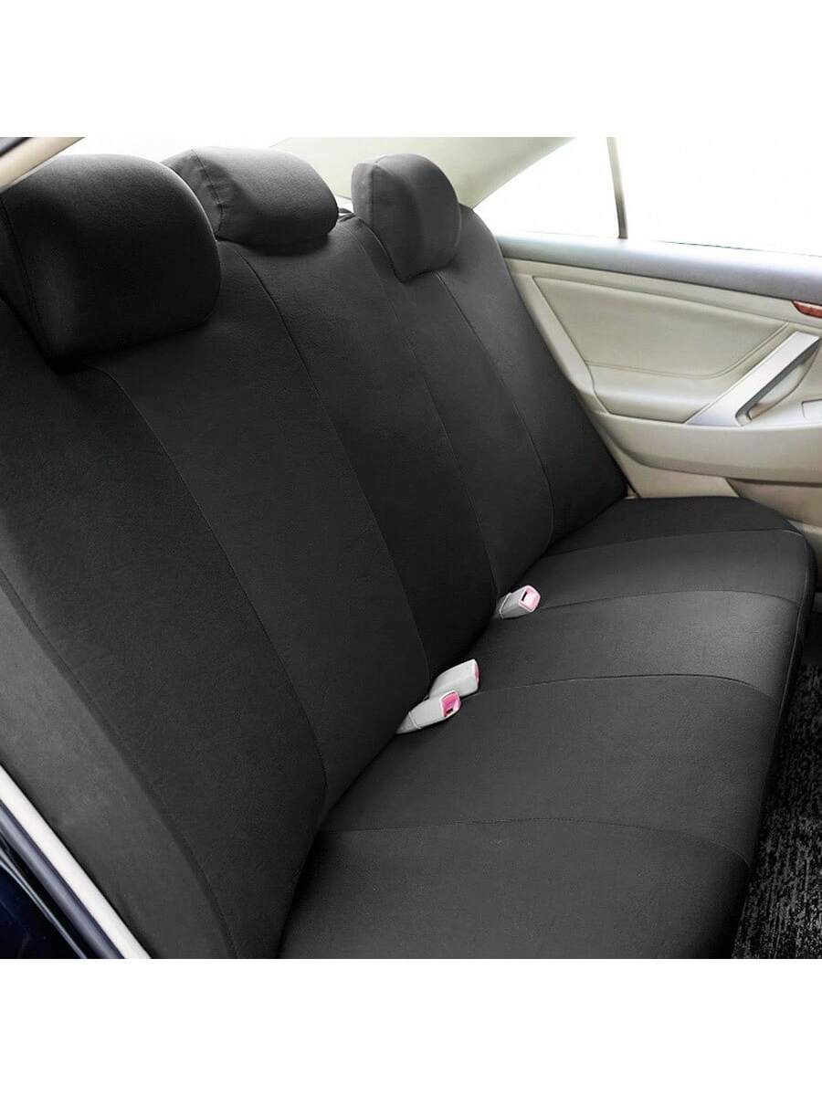 REMAX 9pcs Polyester Fabric Car Seat Covers, Compatible With Airbags, Universal Fit Seat Cushions, Car Accessories, New Design For Women