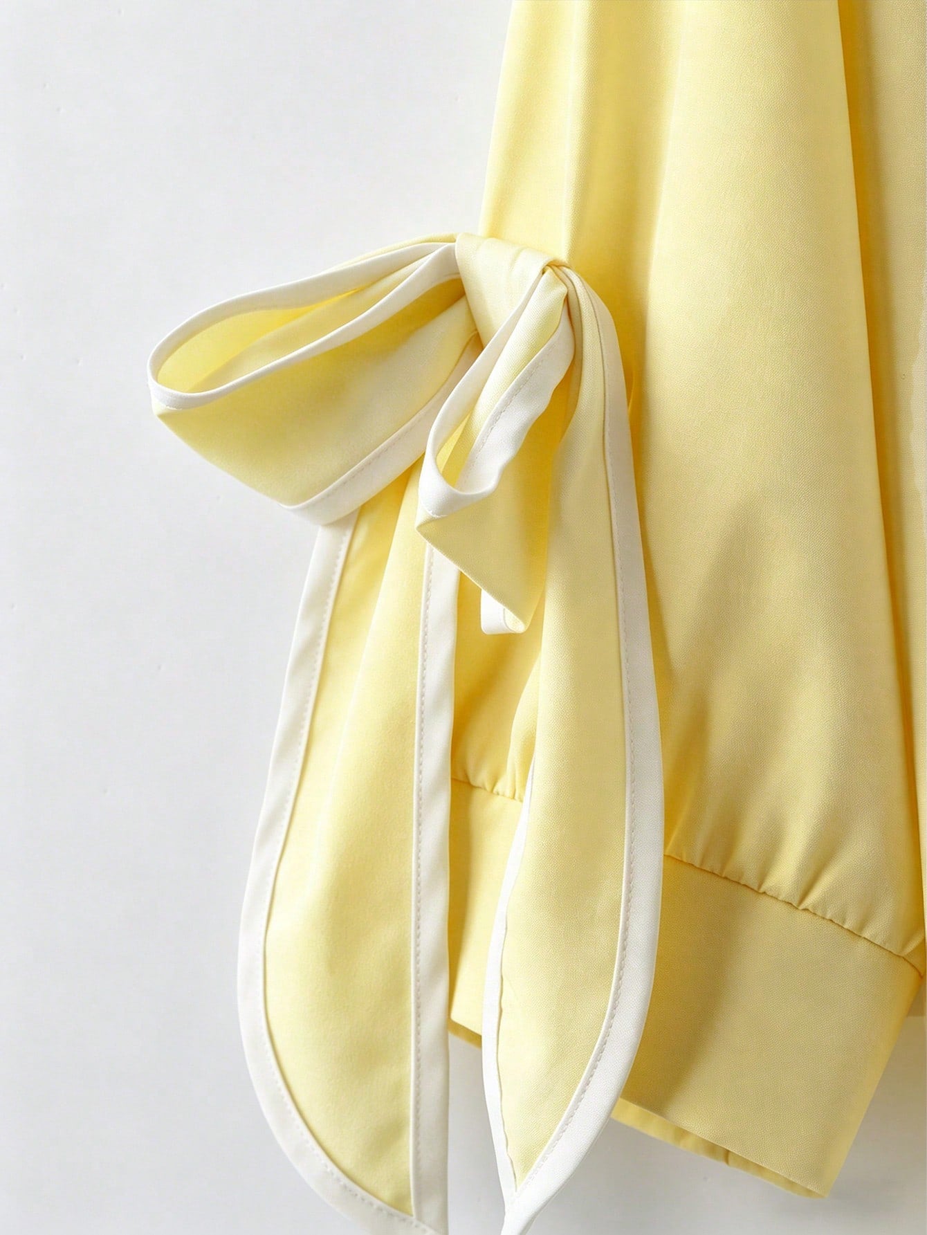 Resyla Elegant Bowknot Decor Shirt, Summer