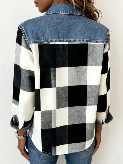 Resyla French Retro Blue And White Stripe Bohemian Contrasting Decorative Striped Shirt,Loose Slim Summer Boho Holiday Vacation Holiday Casual Spring Styles