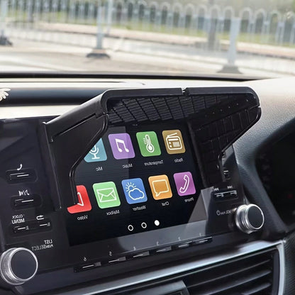 Retractable Car Navigation Screen Sunshade, Anti-Glare Anti-Reflection Center Console Display Cover, Compatible With 7 To 12 Inch Navigation And Backup Camera Screens, Ensures Clear Driving Visibility