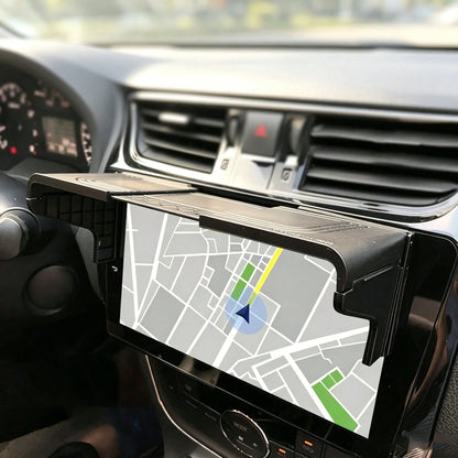 Retractable Car Navigation Screen Sunshade, Anti-Glare Anti-Reflection Center Console Display Cover, Compatible With 7 To 12 Inch Navigation And Backup Camera Screens, Ensures Clear Driving Visibility