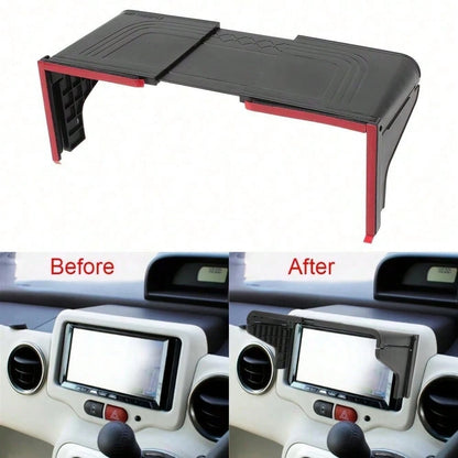 Retractable Car Navigation Screen Sunshade, Anti-Glare Anti-Reflection Center Console Display Cover, Compatible With 7 To 12 Inch Navigation And Backup Camera Screens, Ensures Clear Driving Visibility