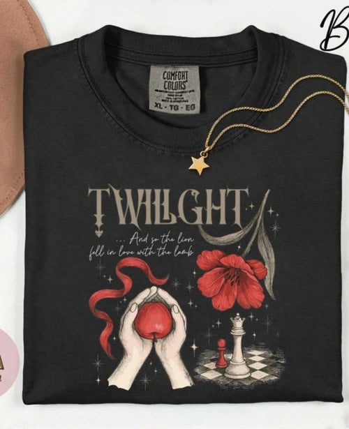 Retro Twilight So The Lion Fell In Love With The Lamb Shirt, Twilight Fans Tee, Twilight Saga Comic