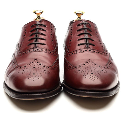 'Richmond' Burgundy Leather Brogues UK 9.5 F