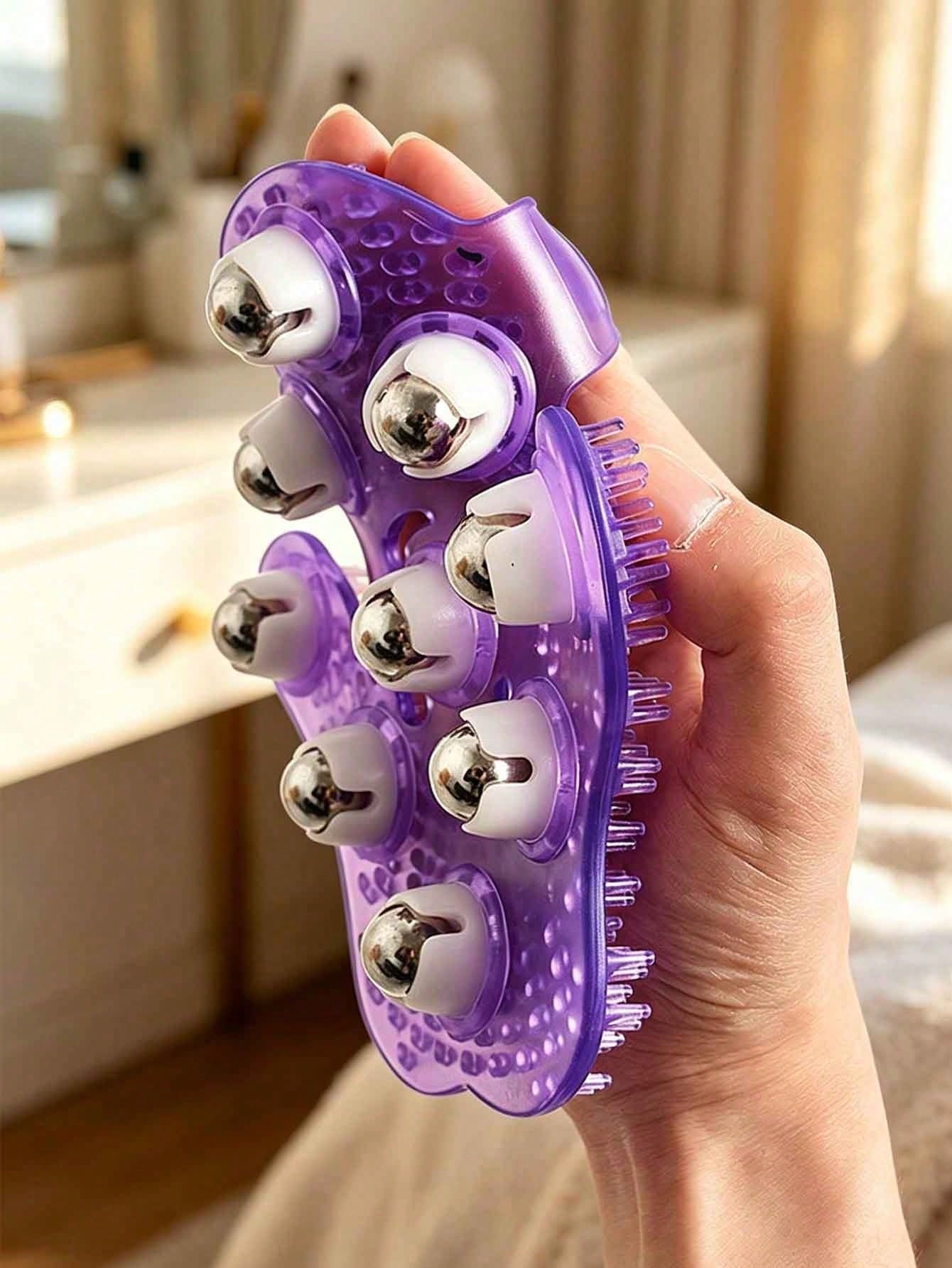 Roller Massage Gloves With Octopus Head Massage Comb Set, Roller Massage Gloves, Octopus Massage Comb, Head Comb, Scalp Massager, Acupoint Massage Tool, Full Body Relaxation And Unblocking Device, Hom