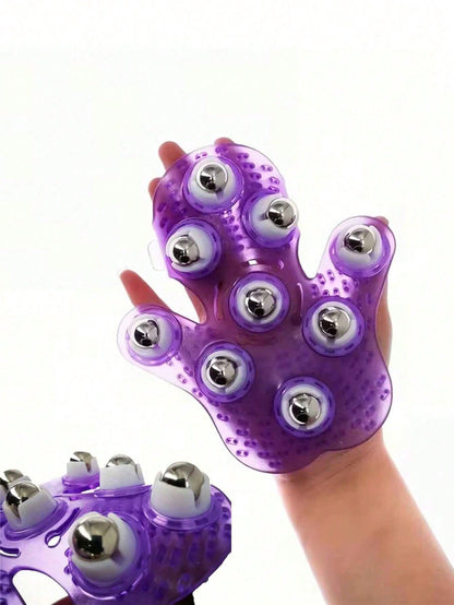 Roller Massage Gloves With Octopus Head Massage Comb Set, Roller Massage Gloves, Octopus Massage Comb, Head Comb, Scalp Massager, Acupoint Massage Tool, Full Body Relaxation And Unblocking Device, Hom