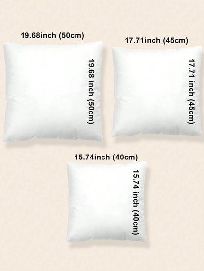 ROMWE Fairycore 1pc Elegant & Sweet Bow Knot & Deer Pattern Pillow Cover, Printed Plush Square Pillow Sham, Suitable For Daily Living Room Bedroom Home Decor, Sofa Cushion Cover Car Pillow Cover, All