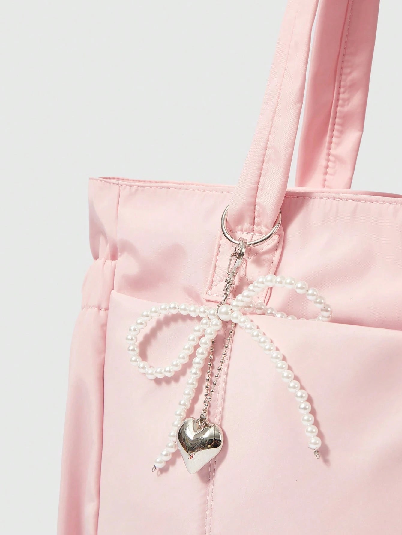 ROMWE Kawaii Women Tote Bags, Pink,Beach Bag