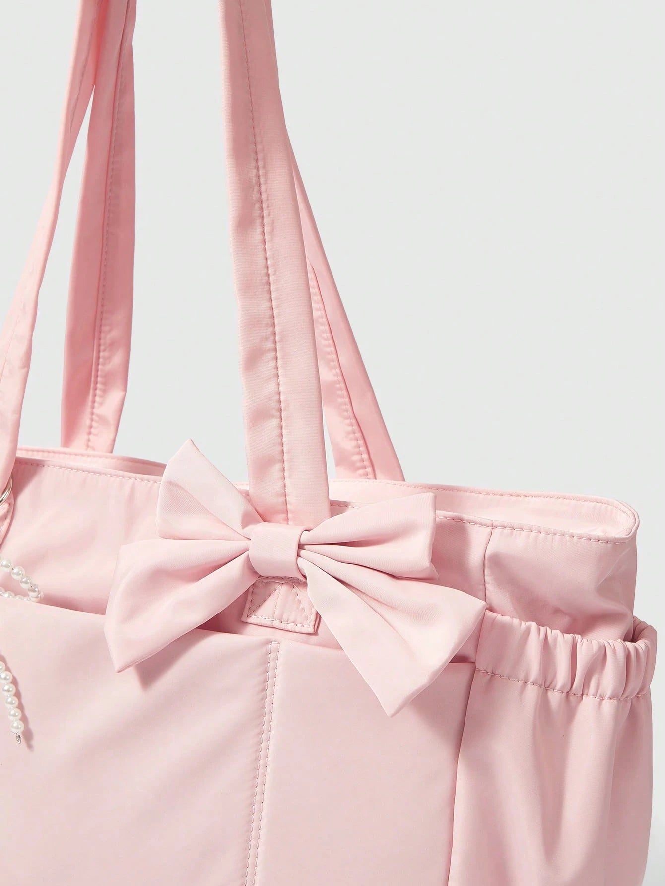 ROMWE Kawaii Women Tote Bags, Pink,Beach Bag