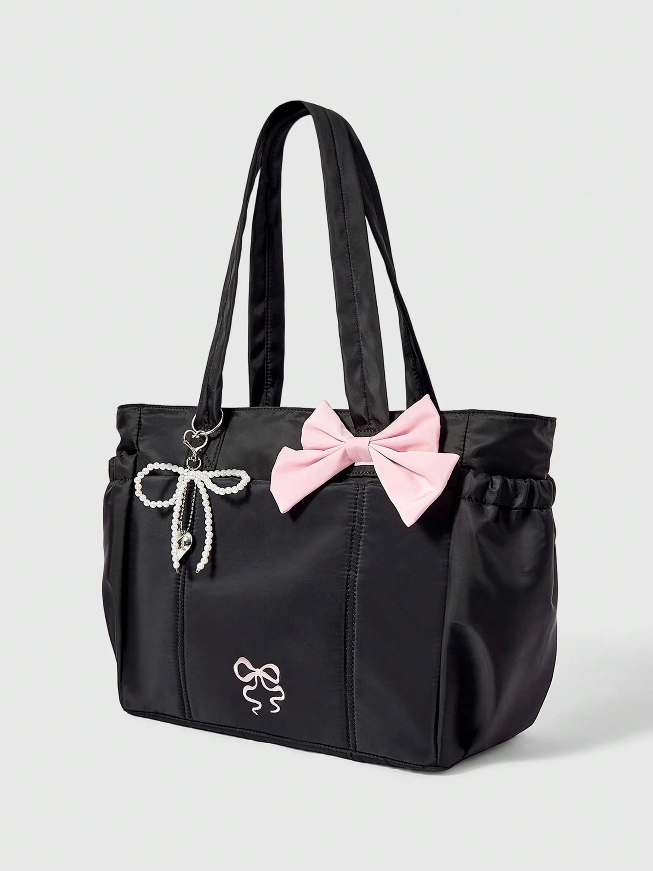 ROMWE Kawaii Women Tote Bags, Pink,Beach Bag