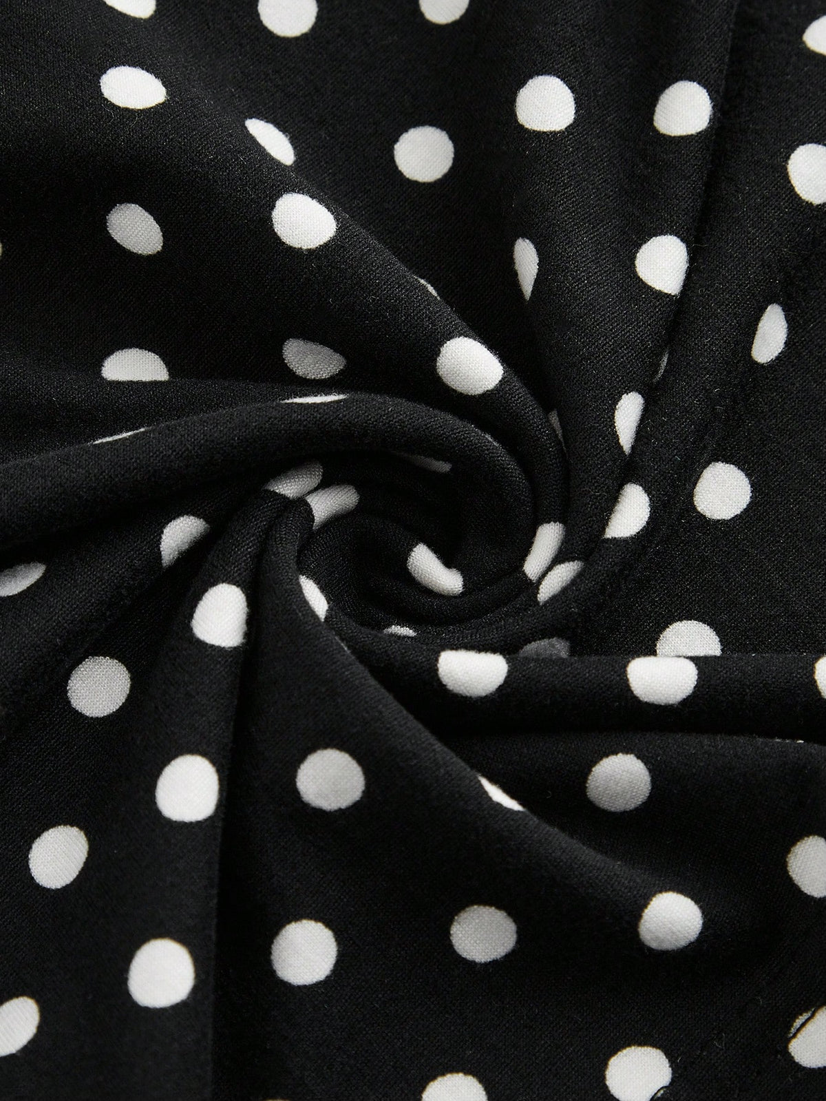 ROMWE Y2K Polka Dot Bowknot Design Women T-Shirt