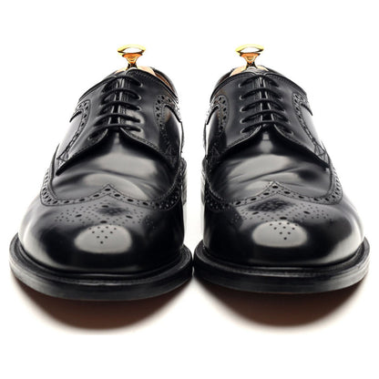 'Royal Brogue' Black Leather Derby UK 12