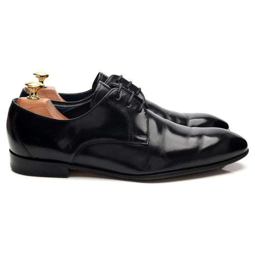 'Rutherford' Black Leather Derby UK 8 G
