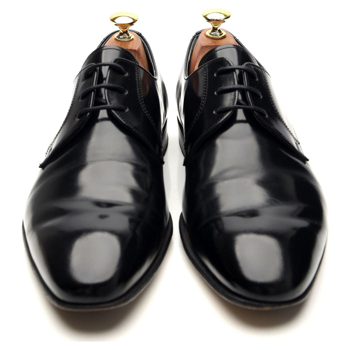 'Rutherford' Black Leather Derby UK 8 G