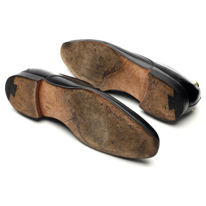 'Rutherford' Black Leather Derby UK 8 G