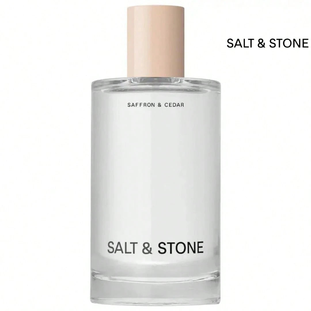Salt & Stone Body Mist| Santal & Vetiver| Skincare Infused Hair & Body Spray For Women And Men| Hydrating Fragrance With Glycerin And Red Algae| Vegan, Cruelty Free, 3.4 Fl Oz