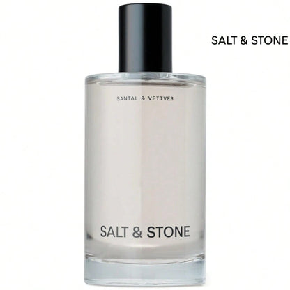 Salt & Stone Body Mist| Santal & Vetiver| Skincare Infused Hair & Body Spray For Women And Men| Hydrating Fragrance With Glycerin And Red Algae| Vegan, Cruelty Free, 3.4 Fl Oz