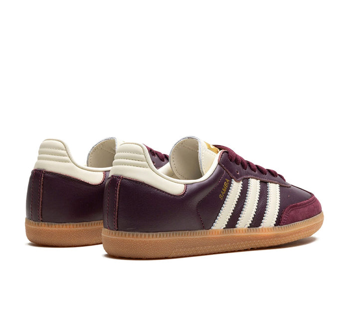 Adidas Samba OG "Maroon Gold Metallic"