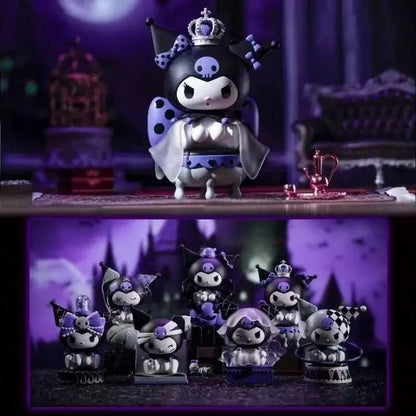 Sanrio Mystery Blind Box Dark Night Story Series Kuromi Figurine, Random Surprise PVC Collectible Doll Gift Box, Desktop Decor, Essential Gift For Halloween, Christmas, New Year, Birthday