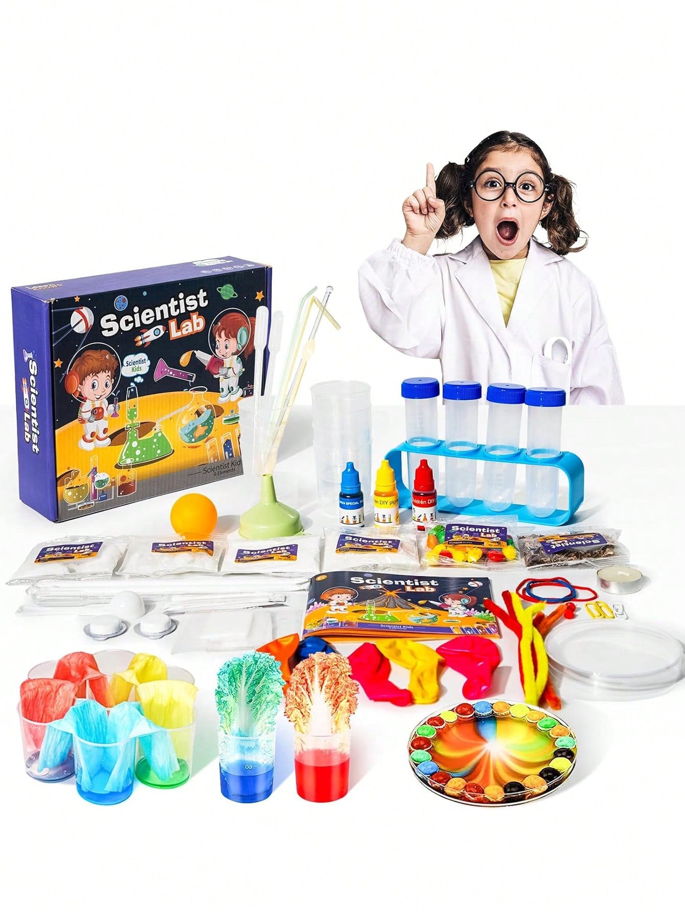 Science Kit With 36 48 60 70 80 Science Lab Experiments, DIY STEM Science Experiment Kit, Learning And Educational Toys For 6 7 8 9 10 11 12Years Old Kids Boys Girl Gift