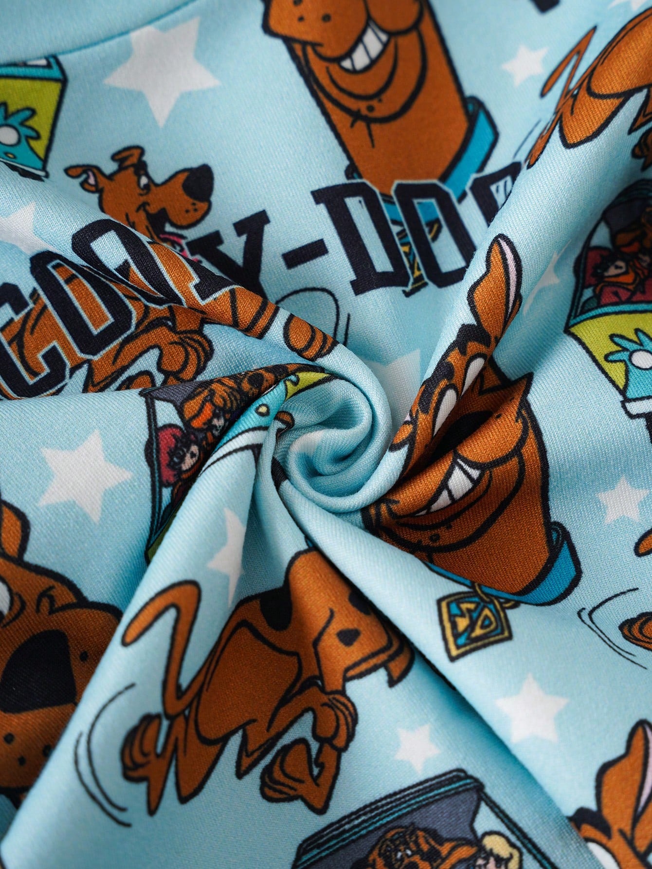 SCOOBY-DOO X Baby Boy Cartoon Print Short Sleeve Top And Shorts Pajama Set
