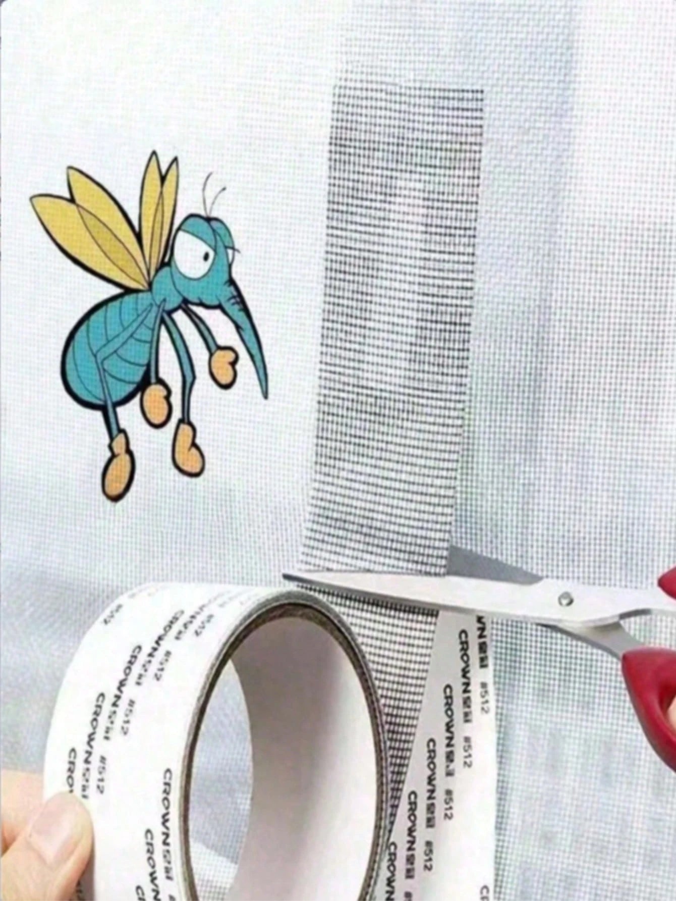 Screen Repair Tape, Waterproof Self-Adhesive Screen Repair Tape, Mosquito Net Repair Tape, Screen Repair Patch, Self-Adhesive Door And Window Leak Repair Patch, Strong Adhesive Repair Tape, Durable An